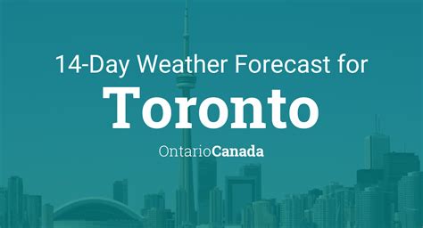 toronto weather 14 days history.